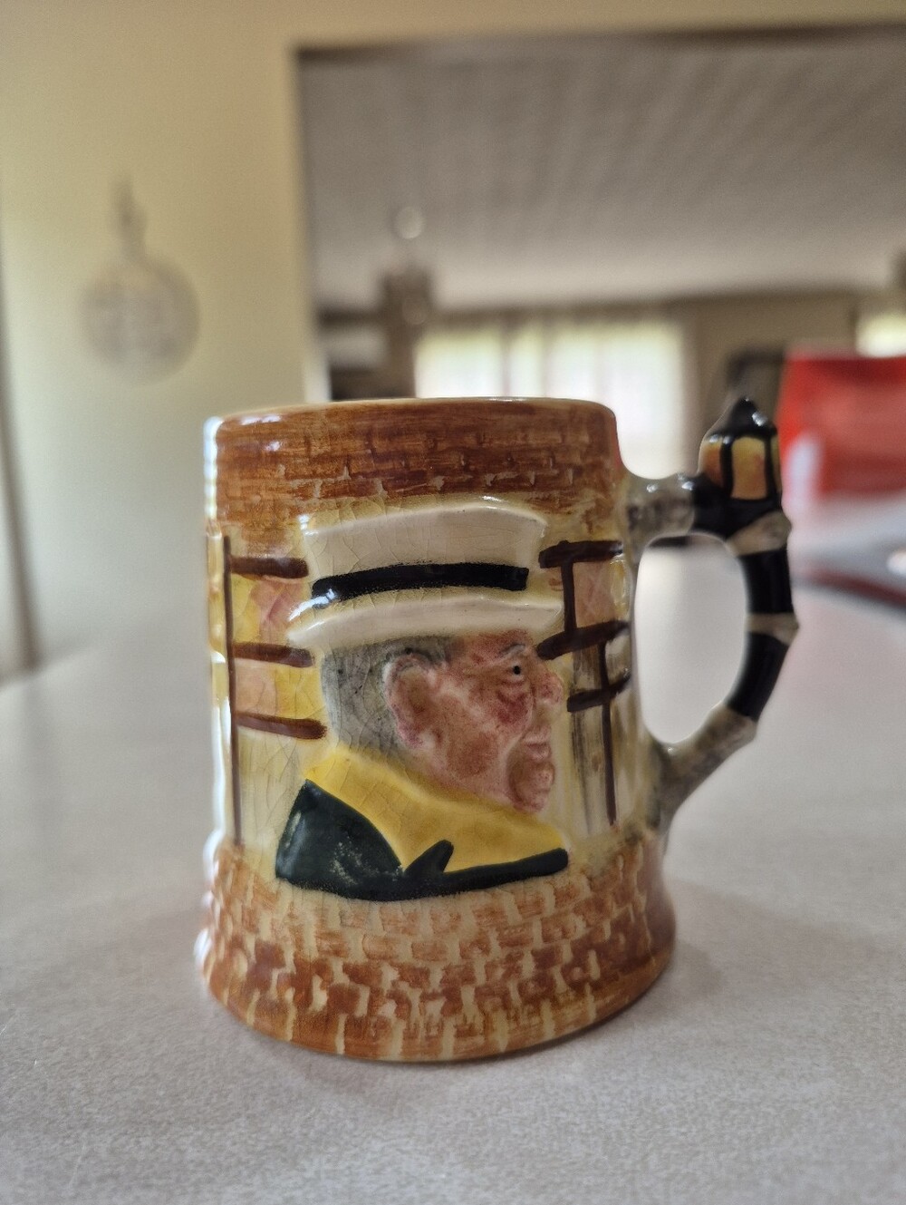 Lancaster Sandland Hand Painted Miniature Stein Character Mug England